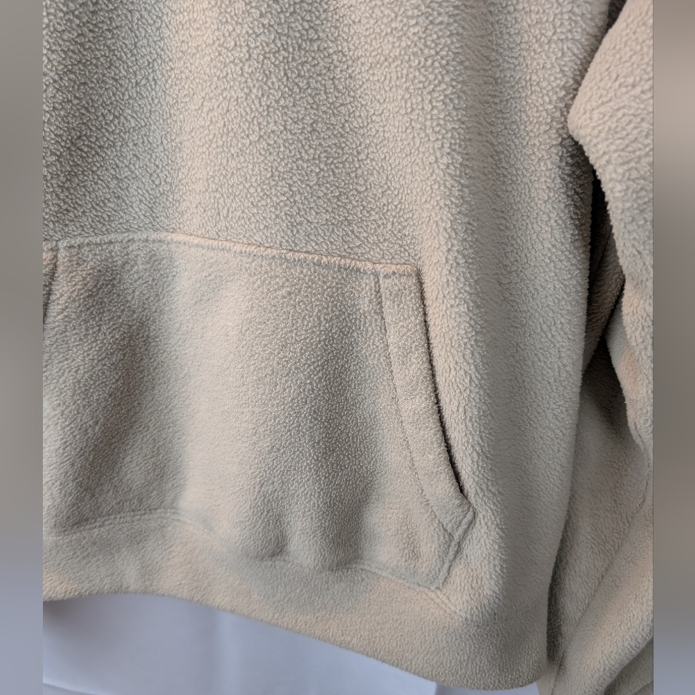 Essentials Polar Fleece Hoodie size XS oversized in EUC - Picture 6 of 13